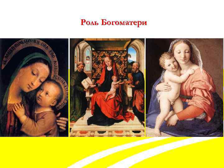 Роль Богоматери 
