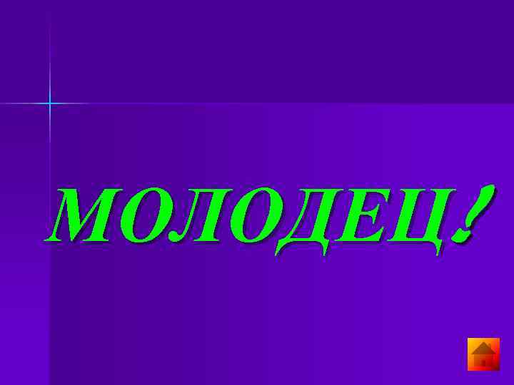 МОЛОДЕЦ! МОЛОДЕЦ!