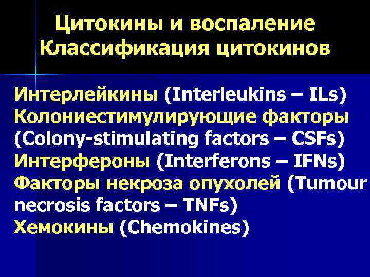 Термины воспаления