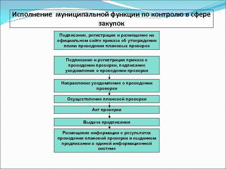 Исполнение муниципальной функции по контролю в сфере     закупок  