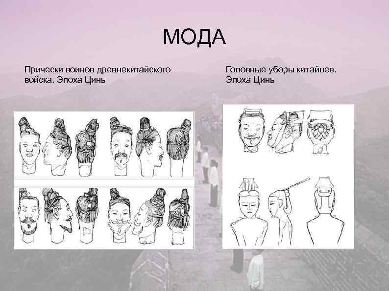      МОДА Прически воинов древнекитайского  Головные уборы китайцев. войска.