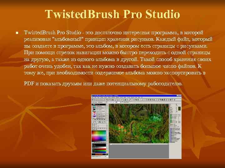   Twisted. Brush Pro Studio n  Twisted. Brush Pro Studio - это
