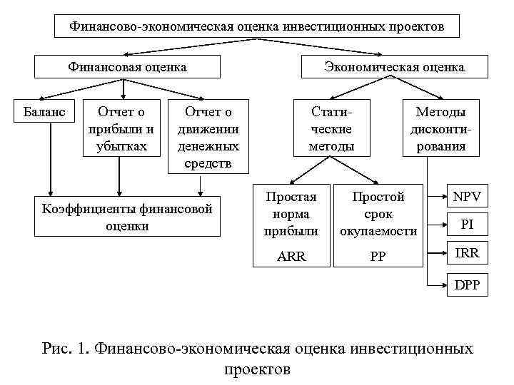    Финансово-экономическая оценка инвестиционных проектов  Финансовая оценка    