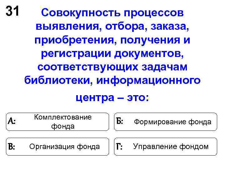 31 Совокупность процессов выявления, отбора, заказа, приобретения, получения и 31 Совокупность процессов выявления, отбора, заказа, приобретения, получения и