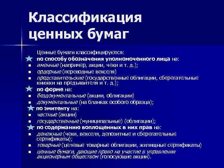 Ценные бумаги в гражданском. Классификация ценных бумаг в гражданском праве. Ценные бумаги классификация ценных бумаг. Классификация ценных бумаг именные. Виды ценных бумаг по способу выпуска.