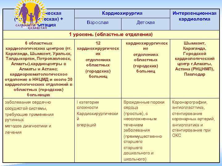   Кардиологическая     Кардиохирургия   Интервенционная (терапевтическая) + 