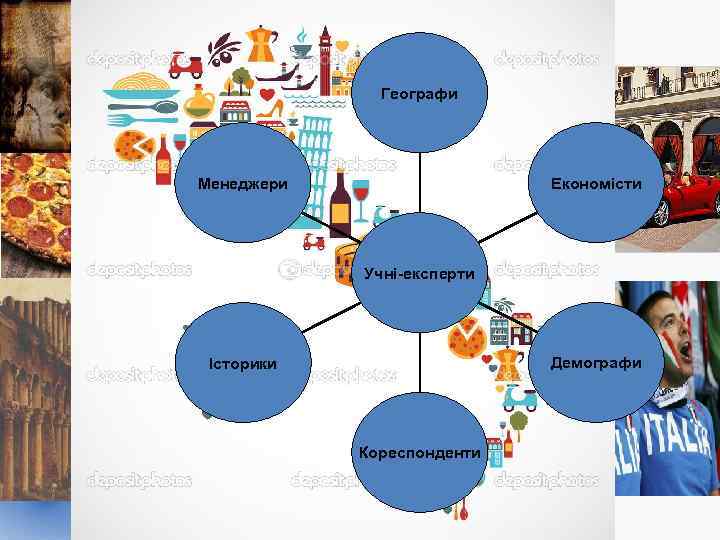    Географи Менеджери    Економісти   Учні-експерти Історики 