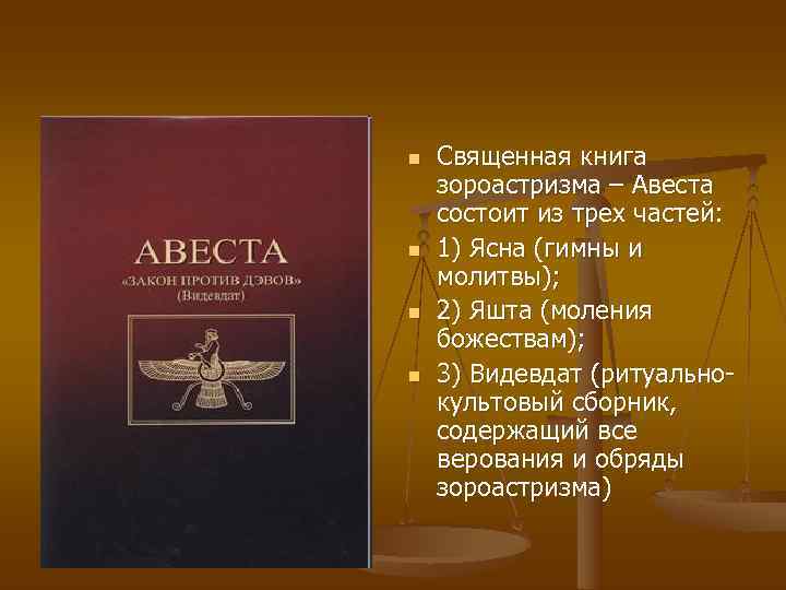 Возникновение зороастризма презентация