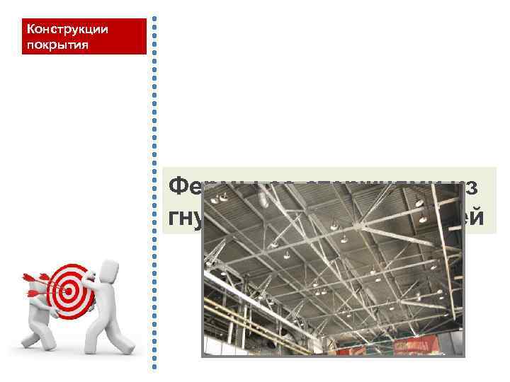 Конструкции покрытия    Фермы со стержнями из    гнутосварных профилей