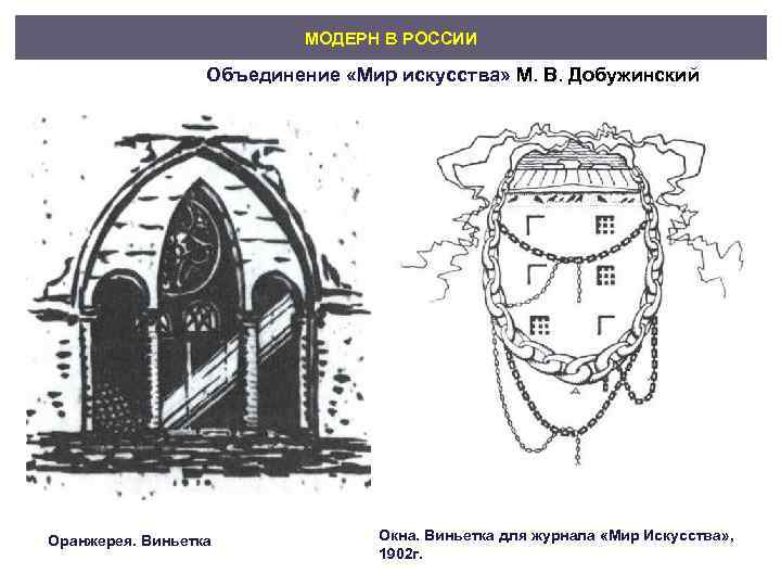      МОДЕРН В РОССИИ    Объединение «Мир искусства»