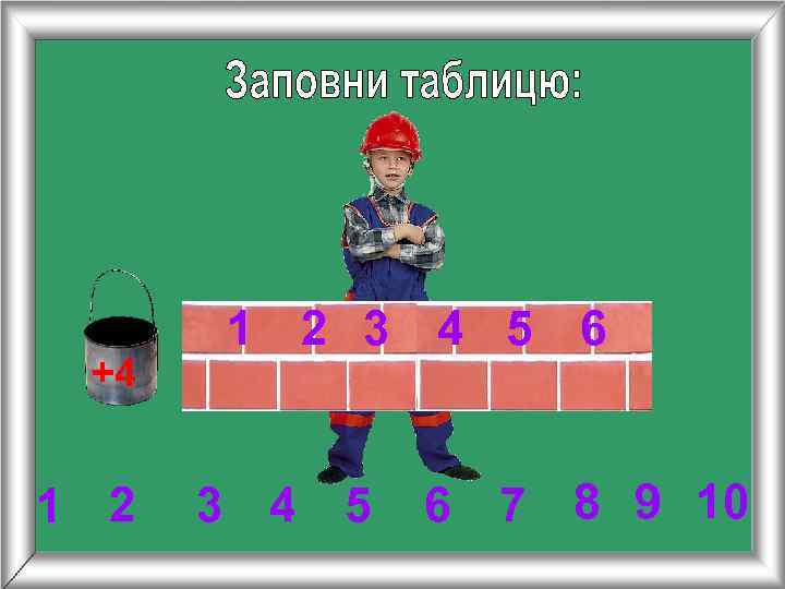  1 2 3 4 5 6 +4  1 2  3 4