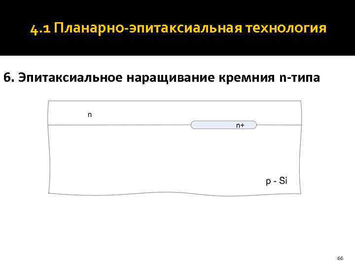   4. 1 Планарно-эпитаксиальная технология  6. Эпитаксиальное наращивание кремния n-типа  