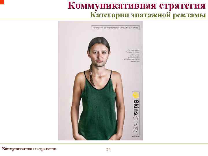       Коммуникативная стратегия      