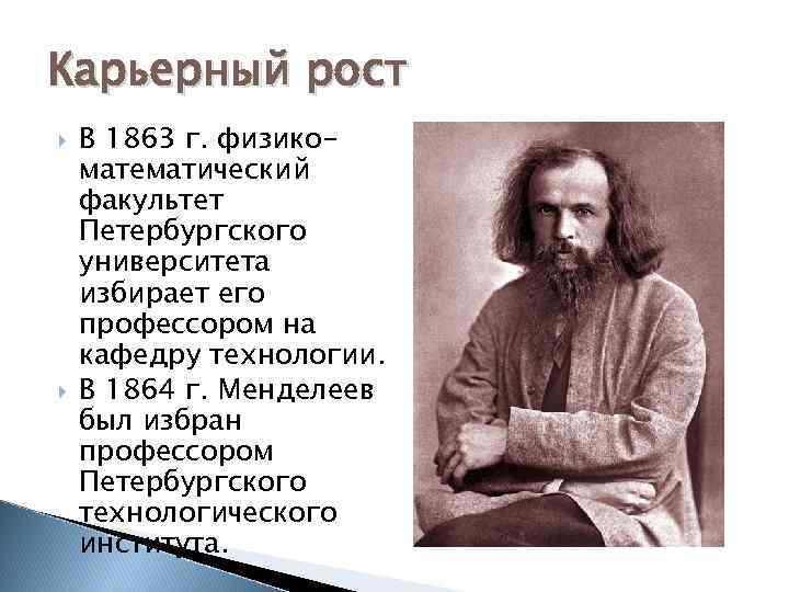 Менделеев родился