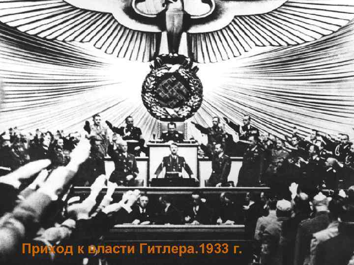 Приход к власти Гитлера. 1933 г. 