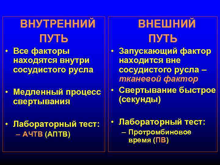   ВНУТРЕННИЙ    ВНЕШНИЙ ПУТЬ    ПУТЬ • Все