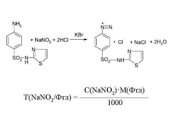        С(Na. NO 2)·M(Фтл)   Т(Na. NO