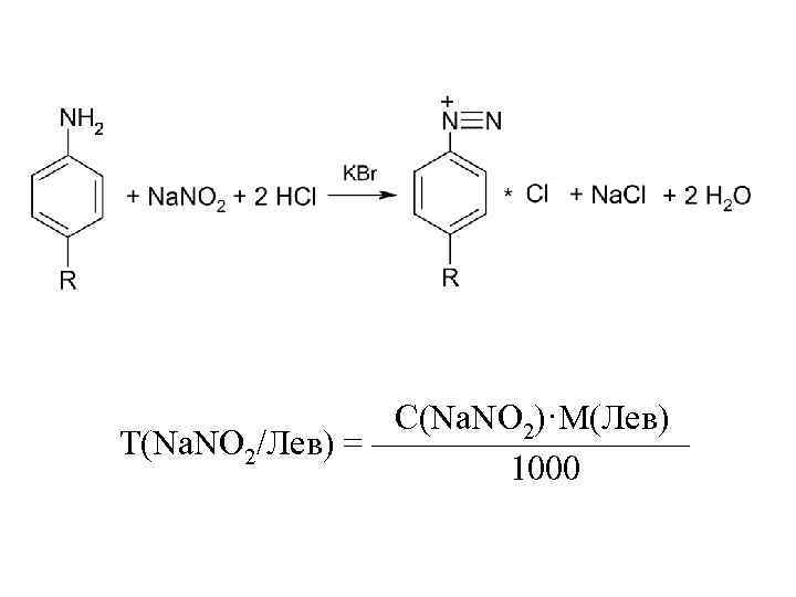         С(Na. NO 2)·M(Лев)   Т(Na.