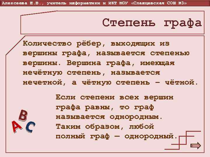 Алексеева Е. В. , учитель информатики и ИКТ МОУ «Сланцевская СОШ № 3» 