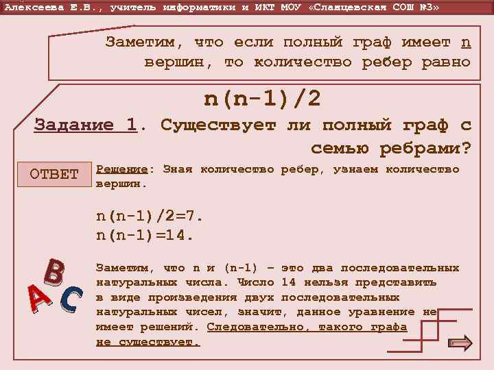 Алексеева Е. В. , учитель информатики и ИКТ МОУ «Сланцевская СОШ № 3» 