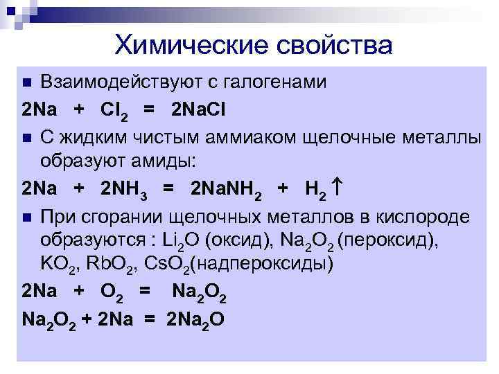 Амиды химические свойства