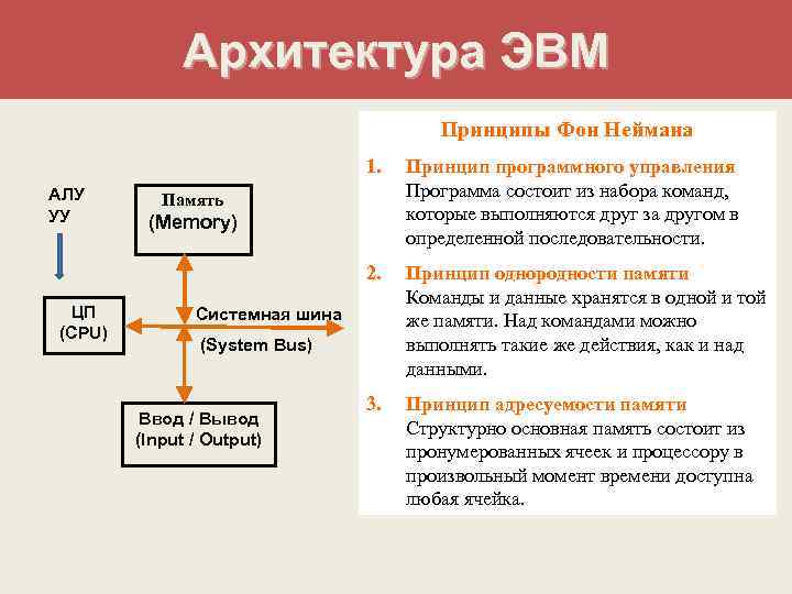 4 перечислите блоки составляющие схему компьютера по фон нейману