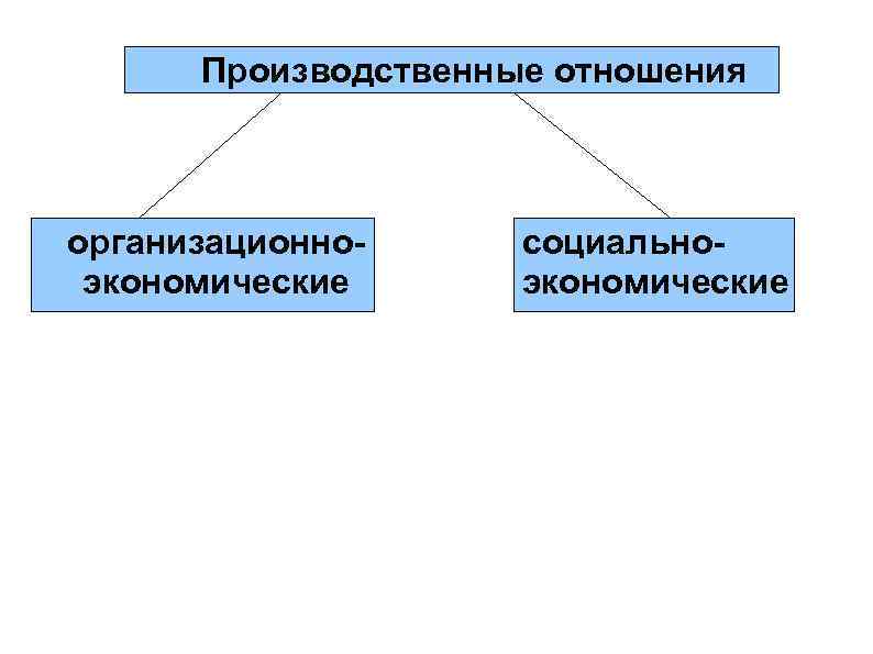  Производственные отношения  организационно- социально- экономические 