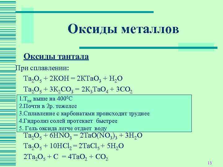 Оксид алюминия при сплавлении с основными оксидами
