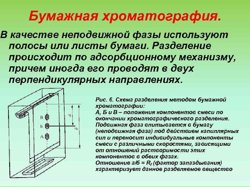 Бумажная хроматография презентация