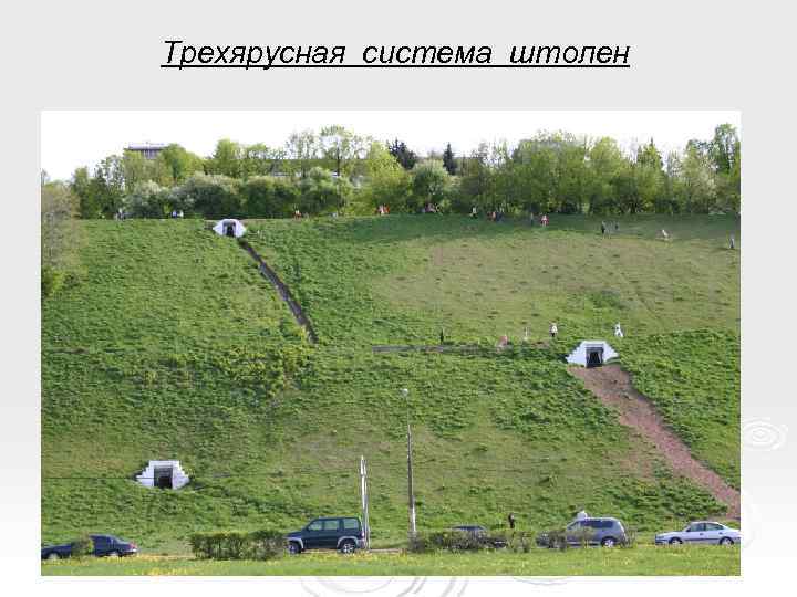 Трехярусная система штолен 