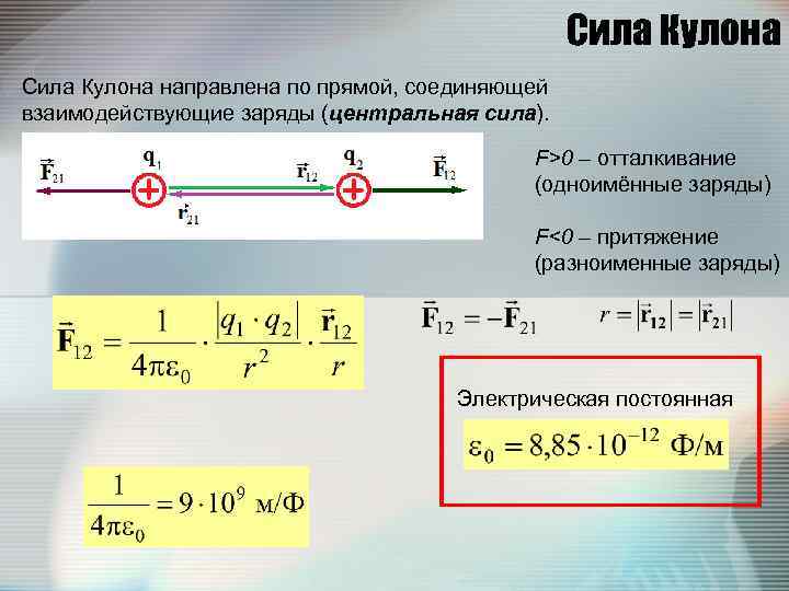 Напряжение притяжения. Как найти силу кулона формула. Формула нахождения заряда в кулонах. Сила отталкивания зарядов формула. Сила отталкивания по закону кулона.