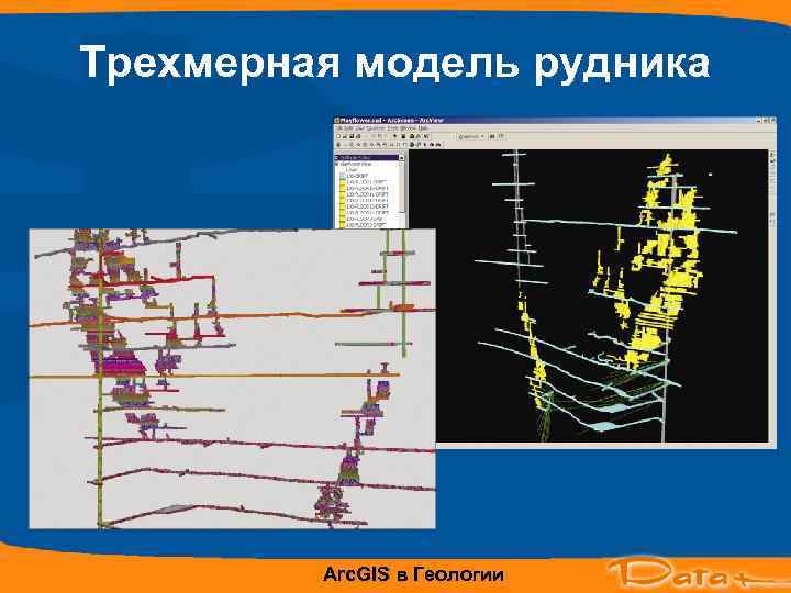Трехмерная модель рудника   Arc. GIS в Геологии 