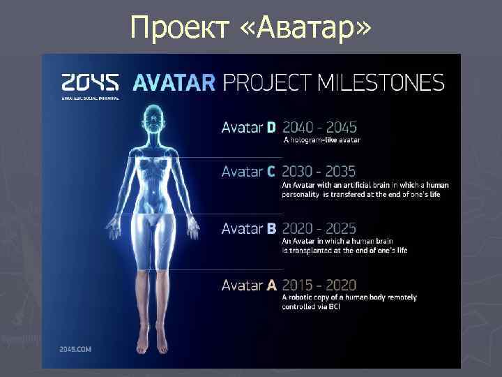 Проект «Аватар» 