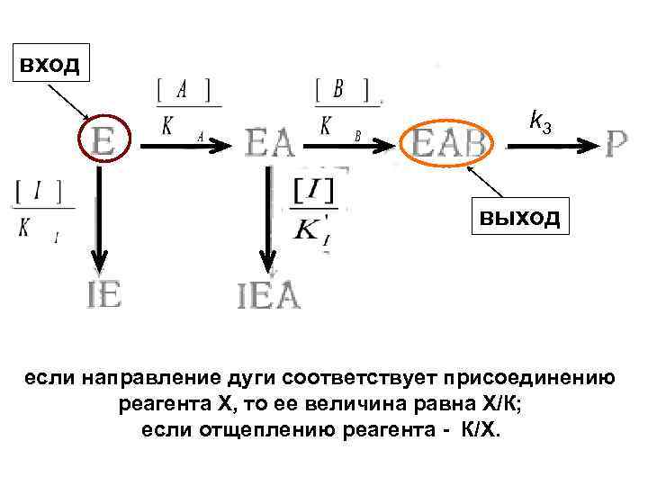 вход    k 3    выход если направление дуги соответствует