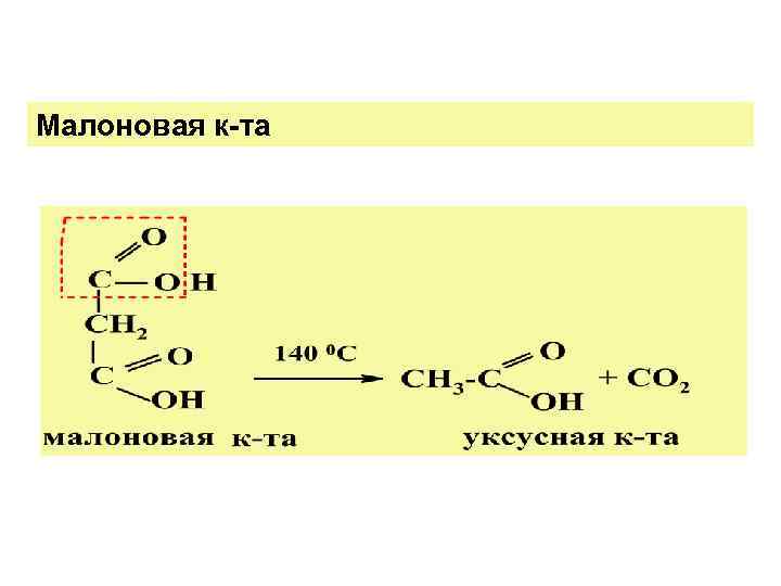 Малоновая кислота формула