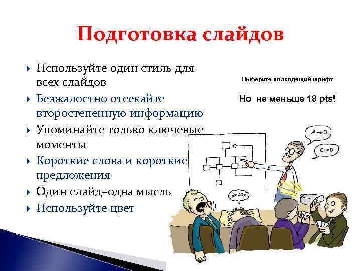 Подготовка слайдов Используйте один стиль для всех слайдов Выберите Подготовка слайдов Используйте один стиль для всех слайдов Выберите