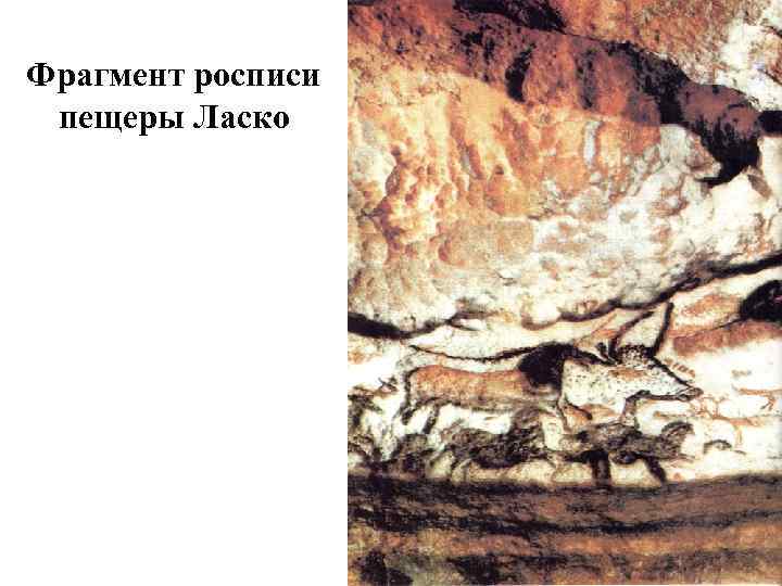 Фрагмент росписи пещеры Ласко 