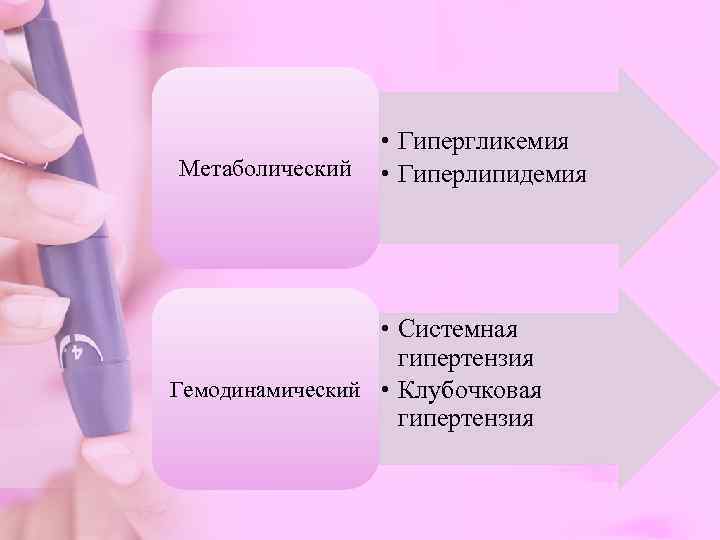    • Гипергликемия Метаболический  • Гиперлипидемия    • Системная