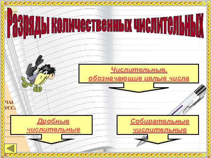 Числительные обозначающие целые числа. Числительное обозначающее целое число.