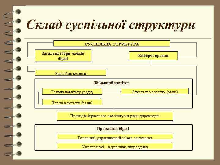 Склад суспільної структури      СУСПІЛЬНА СТРУКТУРА  Загальні збори членів