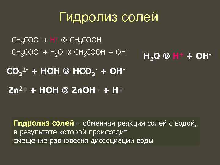 Гидролиз карбида кальция