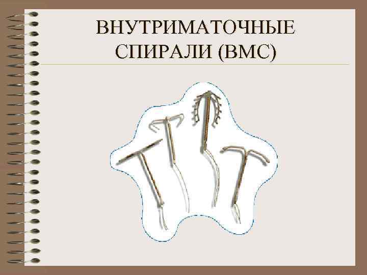 ВНУТРИМАТОЧНЫЕ СПИРАЛИ (ВМС) 