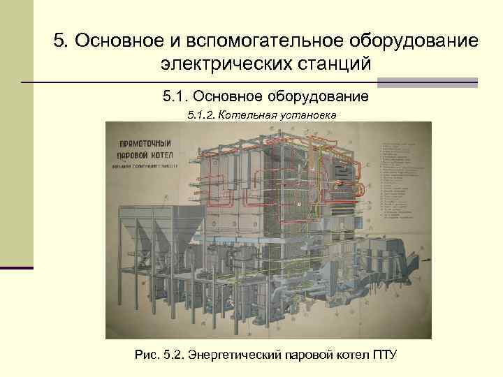 Вспомогательные электростанции. Основное оборудование электрических станций. Основное оборудование ТЭС. Основное и вспомогательное оборудование Электрооборудование. Паровой котел ТЭС.