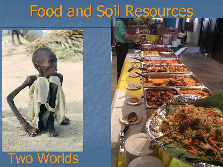   Food and Soil Resources Two Worlds 