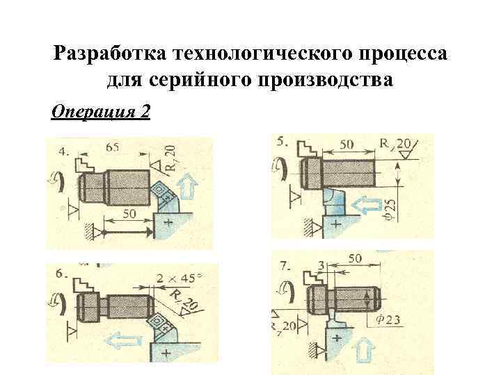 Разработка технологического процесса для серийного производства Операция 2 