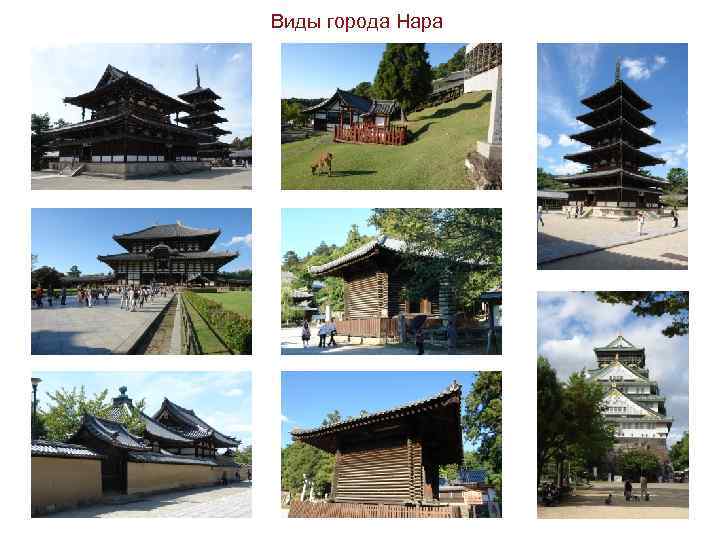 Виды города Нара 