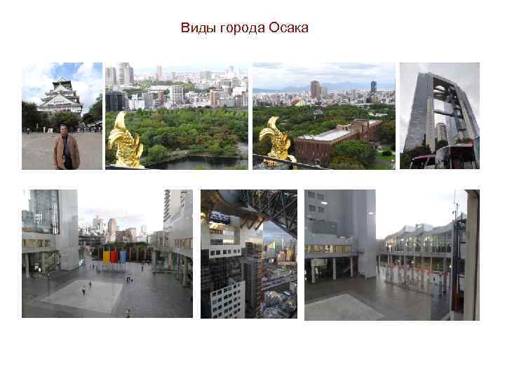 Виды города Осака 