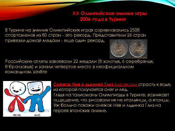 XX Олимпийские зимние игры XX Олимпийские зимние игры