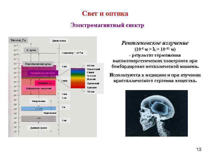 Свет и оптика Свет и оптика