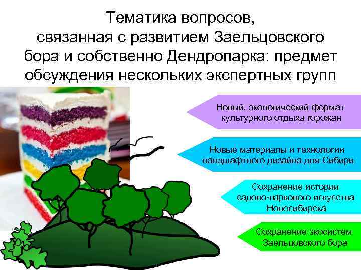 Тематика вопросов, связанная с развитием Заельцовского бора и собственно Дендропарка: Тематика вопросов, связанная с развитием Заельцовского бора и собственно Дендропарка: